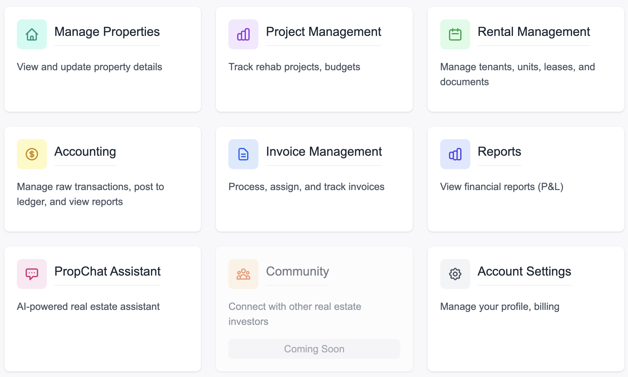 ZentroProp Dashboard Preview